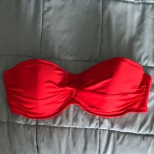 NWOT J. Crew red size 34C bikini top